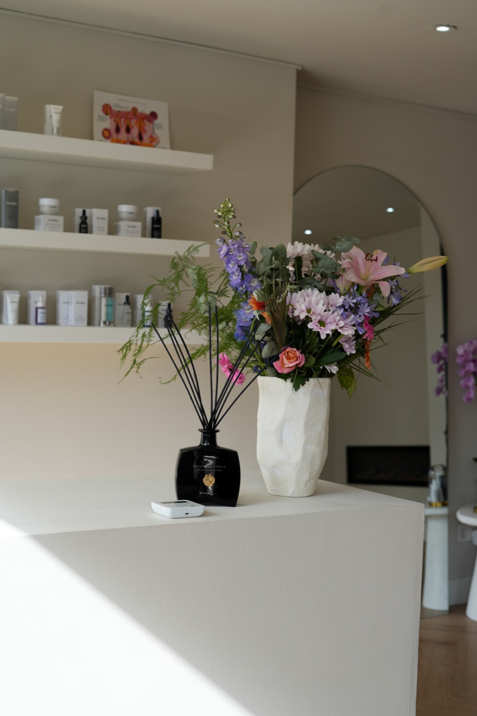 Bloemen in de kliniek